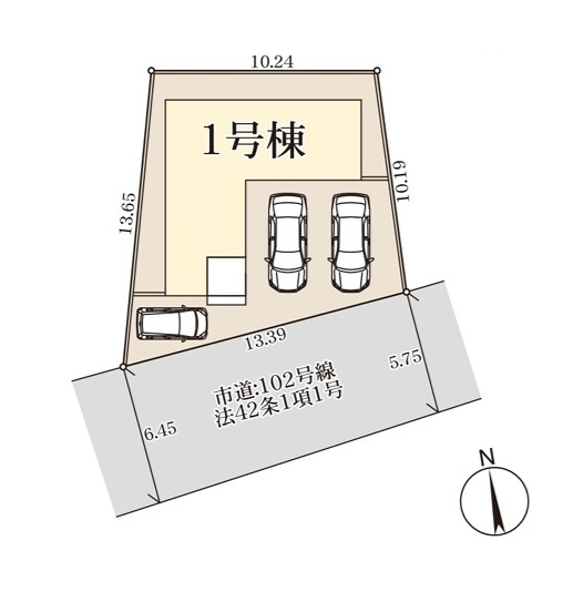 リーブルガーデン  高萩市島名　8期　限定1棟！の駐車場|3台駐車可能です。内覧、気になる他の物件と合わせての現地ご案内も可能です。HPから、またお電話でも、お気軽にお問い合わせください。

