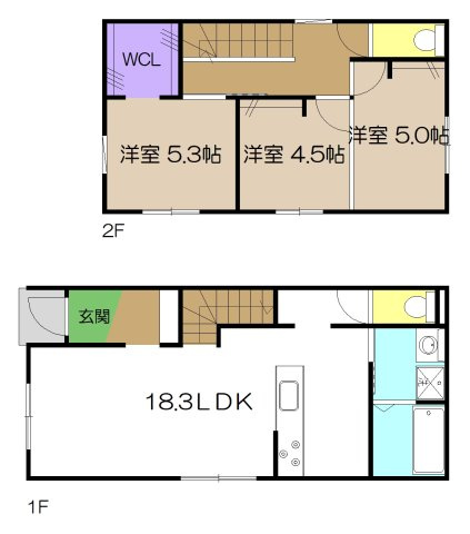【間取り】 | 新築住宅　高知市一宮東町2丁目