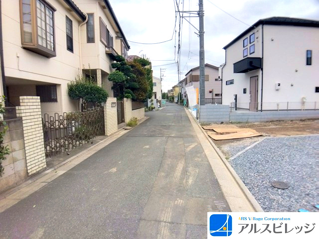 新築／志木市下宗岡13期　全5棟の前面道路含む現地写真