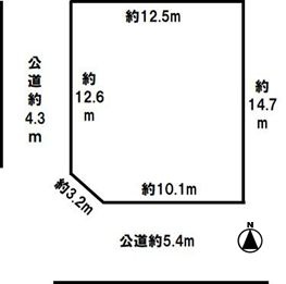 売地　西小鷹野一丁目