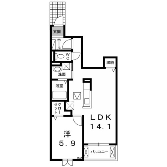 【間取り】 | ルミエール　マンション　Ⅲ