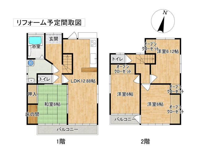 【間取り】 | 高知市石立町