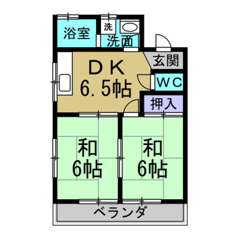 半田市瑞穂町　大松パサージュⅡの間取り|一例