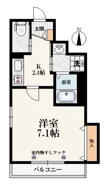 Ｌａｕｒｅｌの間取り|【間取り】　角部屋２面採光