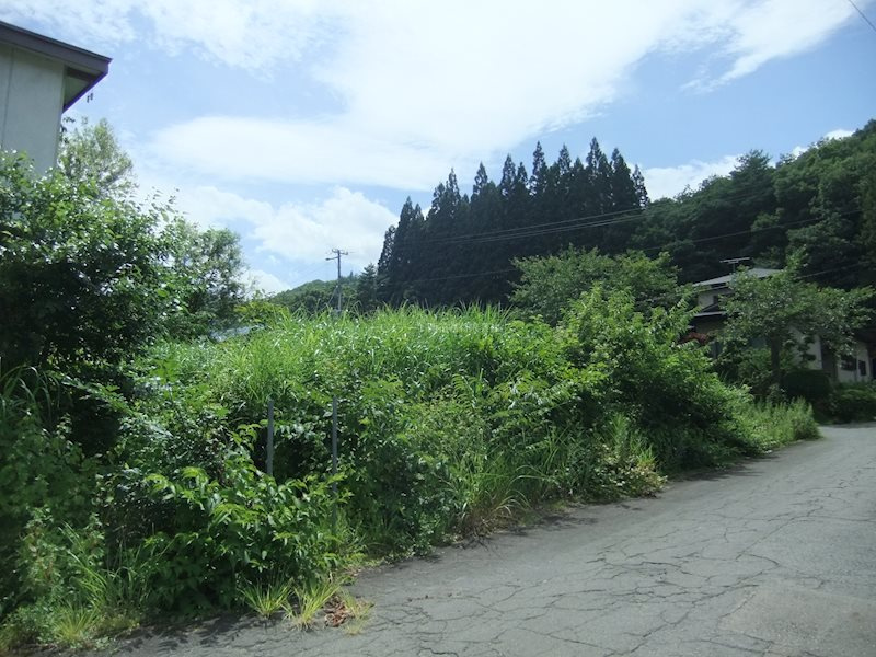 花巻市湯口佐野　土地の外観