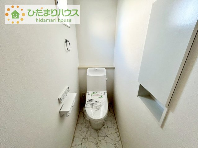 【トイレ】 | クライン龍ケ崎市白羽第1期　新築戸建　2号棟 | 温水洗浄便座ついてます(^^♪