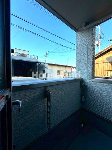 Solis島崎町のバルコニー