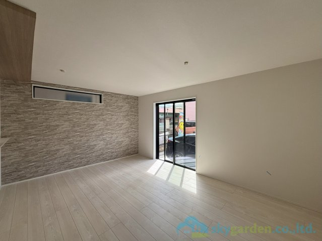 秦野市曽屋7期　新築戸建　全1棟1号棟の居間・リビング