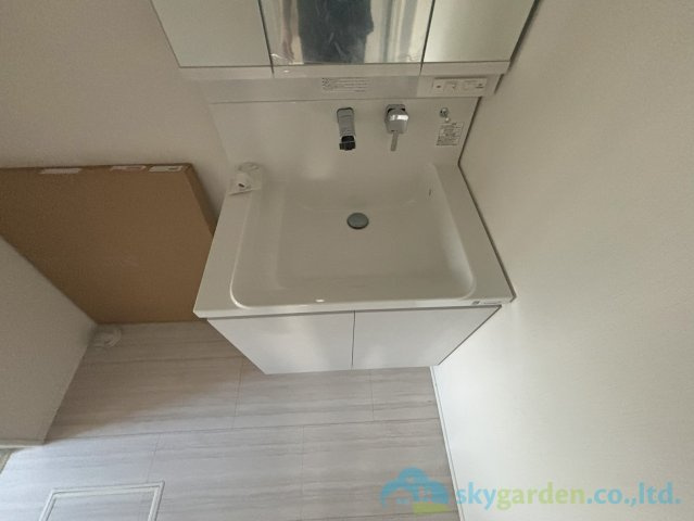 秦野市曽屋7期　新築戸建　全1棟1号棟の独立洗面台