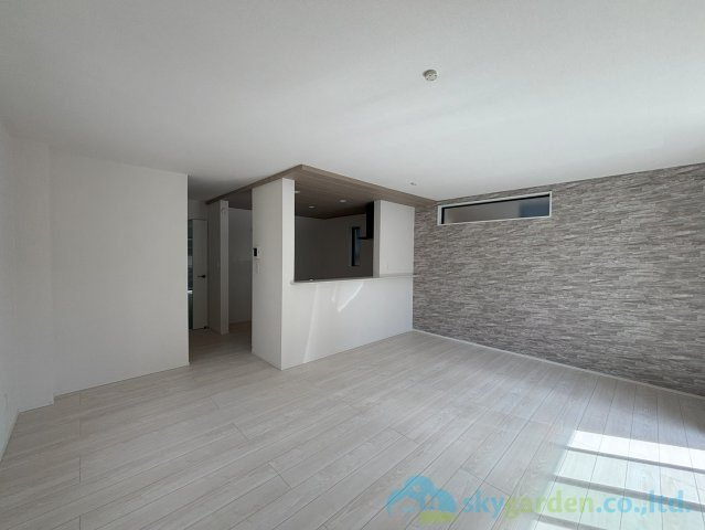 秦野市曽屋7期　新築戸建　全1棟1号棟の居間・リビング