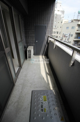 福信館のバルコニー