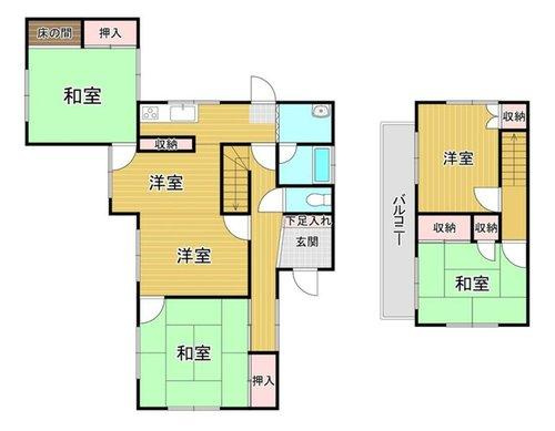 中村４丁目　中古戸建の間取り|【間取り】6Kという豊富な部屋数は、大家族でもプライベートを確保しやすく、趣味や仕事の部屋を独立させたい方にも嬉しい構成です！