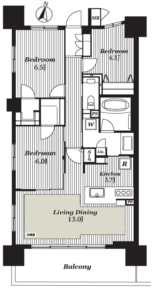 青葉山手台クローバーヒルズ【仲介手数料半額】の間取り