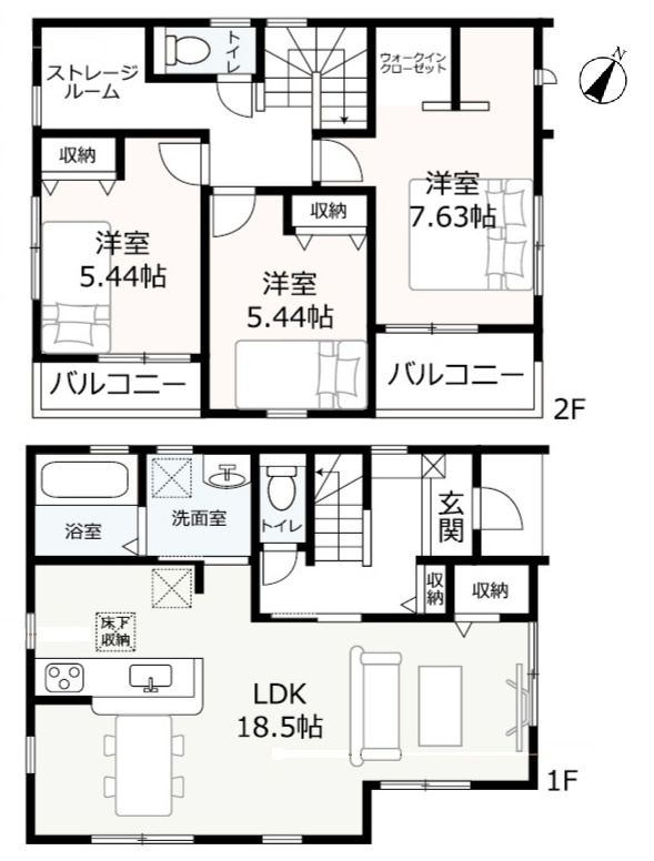 リーブルガーデン豊田市水源町　全3棟　新築戸建