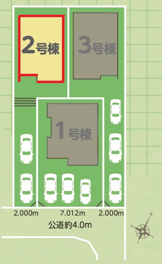 リナージュ豊田市水源町24-1期　全3棟　新築戸建の区画図