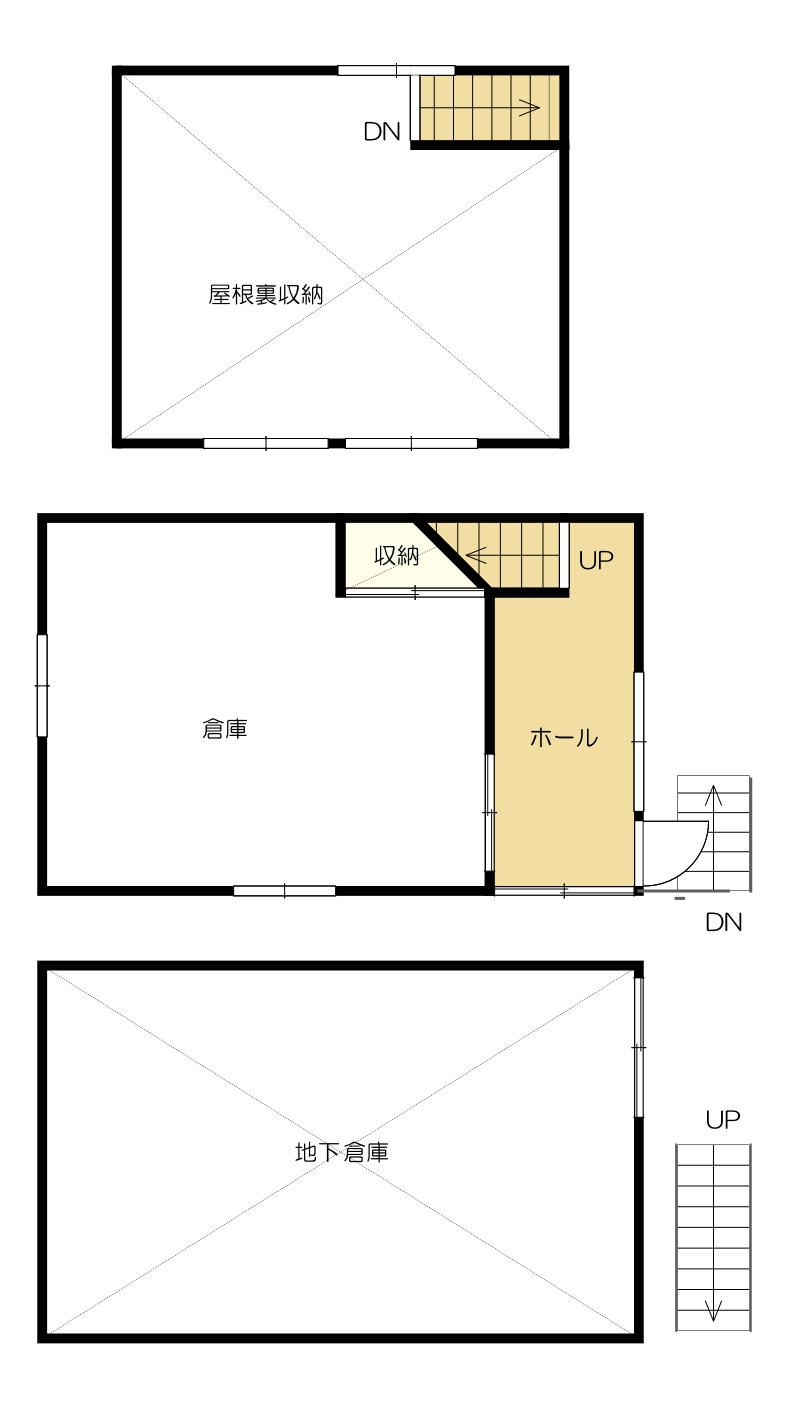 花巻市北湯口第17地割　土地建物の間取り