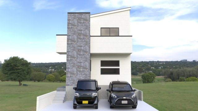 寺田大谷の外観パース