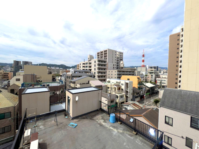 ワコーレグランディール御旅の展望|東側バルコニーからの眺望