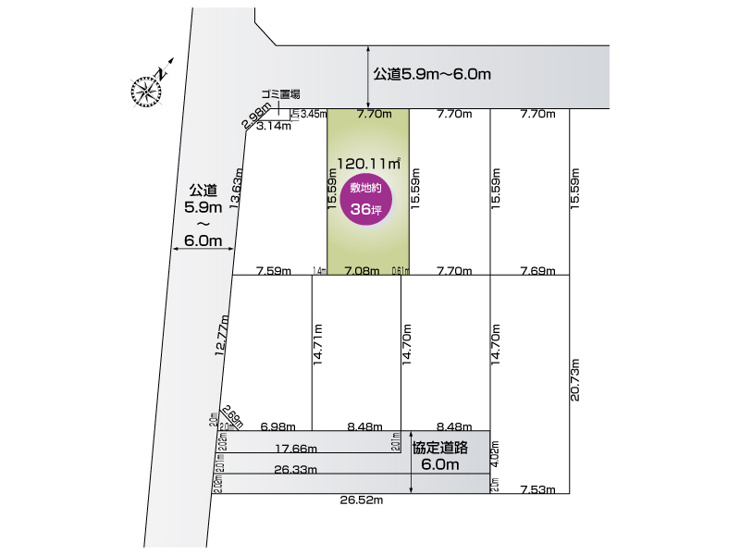 伊奈町中央3丁目　8区画　2号地
