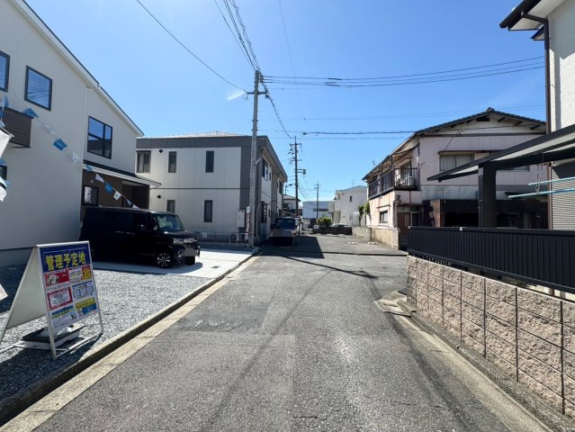 ーmokuーモクー小倉南区東水町３期　【小倉南区　新築戸建て】の前面道路含む現地写真|現地撮影　2025,9,19　ーmokuーモクー小倉南区東水町３期　【小倉南区　新築戸建て】