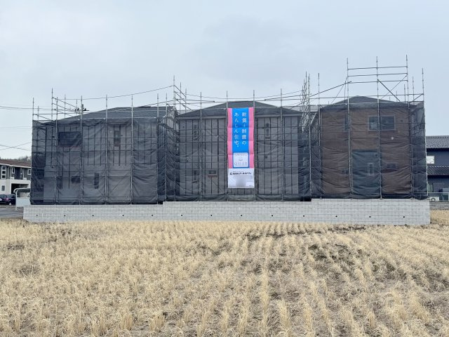 新築戸建・建売　本宮市高木第7　Cradle garden　全3棟の外観