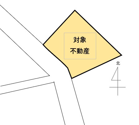 安芸郡府中町八幡４丁目の土地図