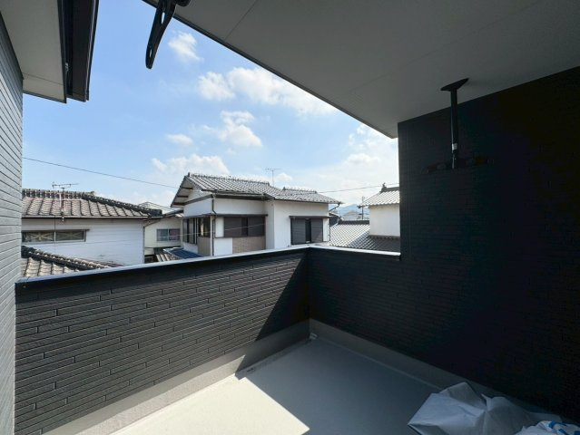 ーBloomーブルームー小倉南区湯川新町4丁目4期　【小倉南区　新築戸建て】のバルコニー|奥行きのある広々バルコニー♪　【小倉南区　新築戸建て】