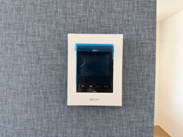 ーBloomーブルームー小倉南区湯川新町4丁目4期　【小倉南区　新築戸建て】の防犯設備|TVモニターフォン付きで来客時も安心　【小倉南区　新築戸建て】