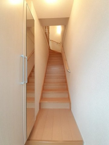 サニースクエアＡの玄関|きれいな玄関です