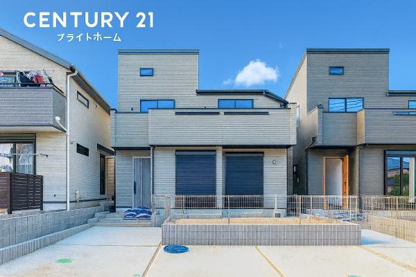 横浜市港南区日限山４丁目の新築一戸建の外観|堂々と完成しました！いつでもご案内可能です！
お車でご自宅まで送迎承ります。