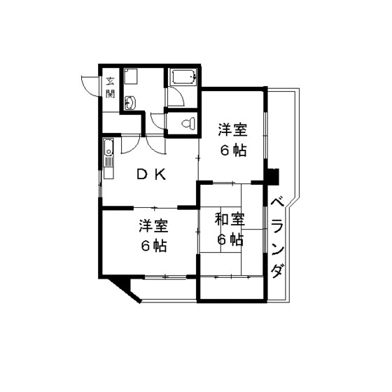 本巣郡北方町高屋伊勢田２丁目のアパートの間取り