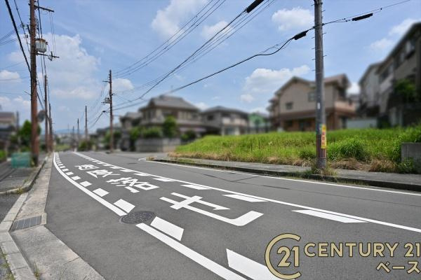 北葛城郡上牧町ゆりが丘１丁目の売地の前面道路含む現地写真|■現地撮影写真■