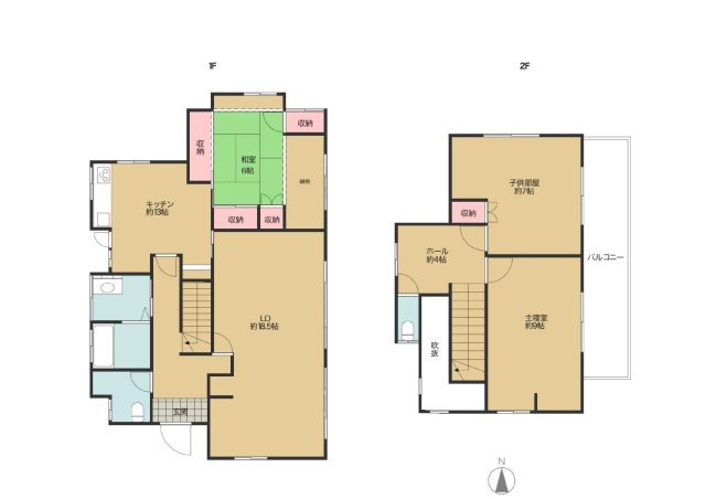 【間取り】 | 明和5丁目中古戸建