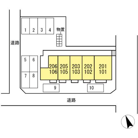 エル・ビエントの区画図