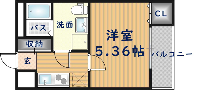【間取り】 | ブライト近大前