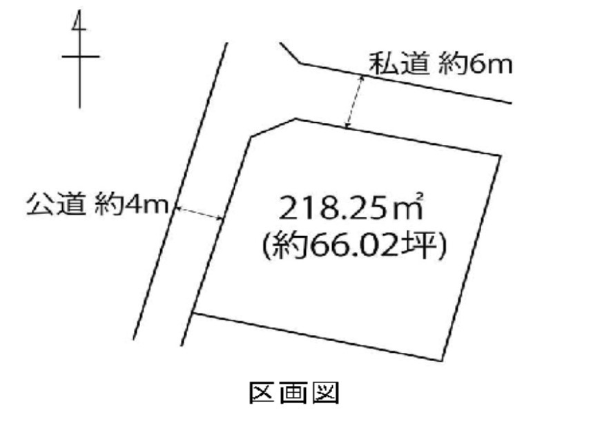 栃木市大平町富田　土地66.02坪