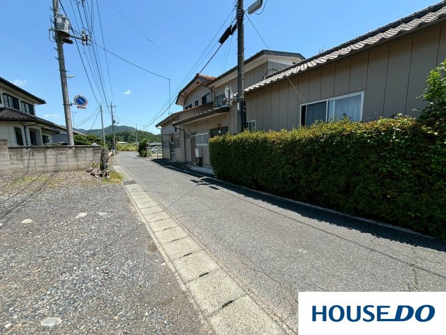 桐生市境野７丁目の前面道路含む現地写真|前面道路含む現地写真です