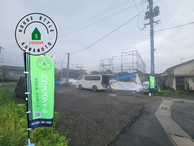 熊本市西区中原町第1-4棟（2号棟）の前面道路含む現地写真|見学の時間などお気軽にお問い合わせ下さい。