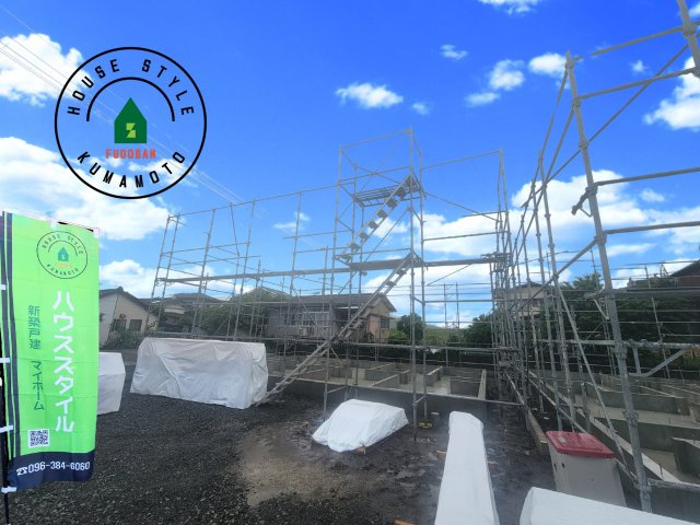 熊本市西区中原町第1-4棟（3号棟）の外観|デザイン性のある外観です。