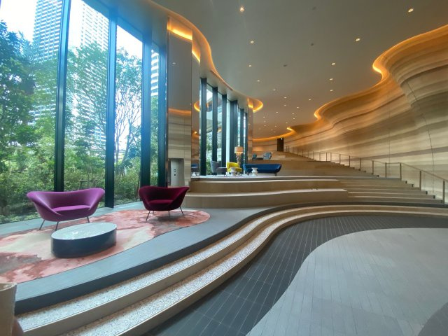 パークタワー勝どきサウスのエントランス