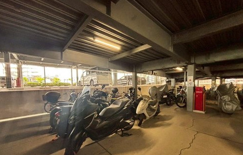 リバーガーデンかしまの駐輪場|◆バイク置場です！最新の空き状況など、詳細につきましてはお気軽にお問い合わせください。