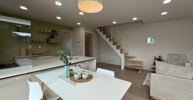 天童市山元字藤田1025番10　新築の居間・リビング