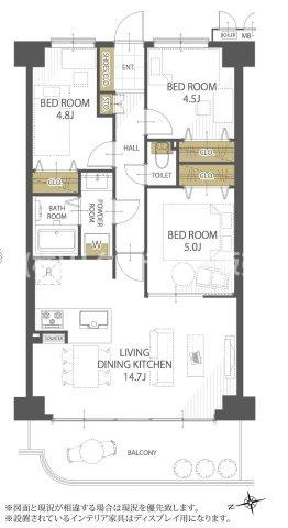 ディオフェルティ石切の間取り|間取り図はいかがですか？ご希望を叶える間取りですか？リビングの広さは？水回りの位置は？カウンターキッチン？など色々な情報が集約されています。弊社ではリフォームなどのご相談も承っております。