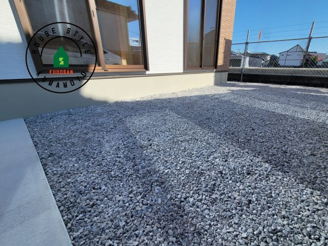 熊本市西区中原町第1-4棟（4号棟）の外観：施工例|将来的にウッドデッキなど施工して、素敵なバルコニースペースを活用できます。