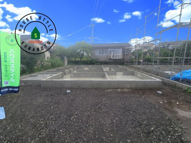 熊本市西区中原町第1-4棟（4号棟）の外観|デザイン性のある外観です。