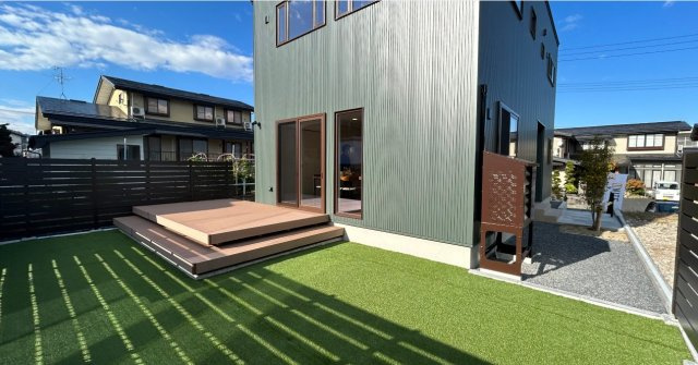 山形市みはらしの丘3丁目　新築（未入居）の庭