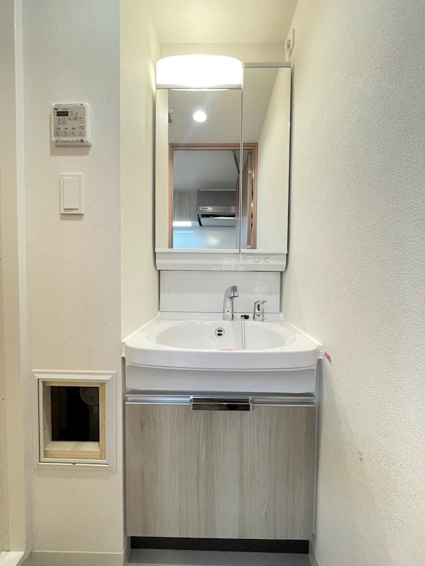 プレサンス三宮セントウエルの洗面所