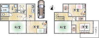 【間取り】 | 笹部2丁目 | 間取り