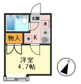 リバーパーク一之江Aの間取り