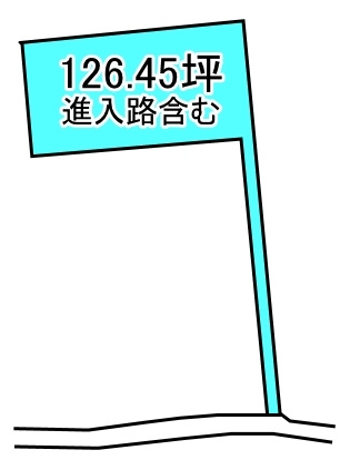 土橋2丁目の土地図